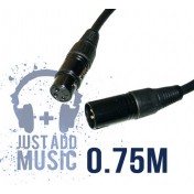 Cablu XLR Tata - XLR Mama - 0.75m